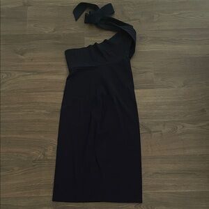 American Apparel One-Shoulder Navy Blue Bodycon dress